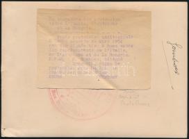 1934 Gömbös Gyula a magyar-olasz-osztrák szerződés aláírásán Sajtófotó  / Signing of the Hungarian-I...