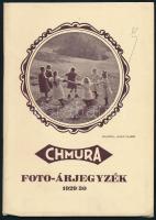 1929 Bp.V., Chumra László látszerész fotószaküzleteinek árjegyzéke, ábrákkal illusztrált, 48p