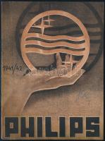 1941-1942 Philips és Telefunken rádióprospektusok, 2 db, képekkel illusztrált