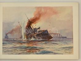 1916 Deutsche U-Boot-Taten in Bild und Wort von Professor Stöwer, Herausgeben von der Reichsmarinest...