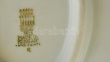 Zsolnay furulyázó pásztor, alap mázzal, jelzett, hibátlan, m:24 cm