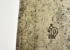 Antik korcsolyaélező, jelzett (WG), h:30,5 cm