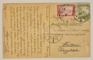 1922 Légrády Sándor (1906-1987) festő, bélyegtervező személyes hangvételű levele Székely László (?-?...