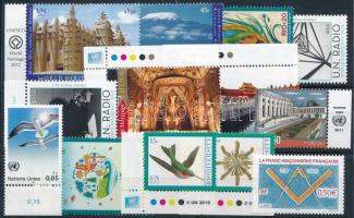 Geneva, New York 1986-2012 3 sets + 6 stamps, Genf, New York 1986-2012 3 klf sor + 6 klf önálló érték