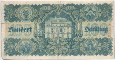 Ausztria 1945. 100Sch zöld T:III-
Austria 1945. 100 Schilling green C:VG