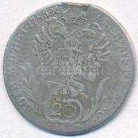 1786E 20kr Ag "II. József" (6,32g) T:3 fülnyom
Huszár: 1881., Unger III.: 1329.b