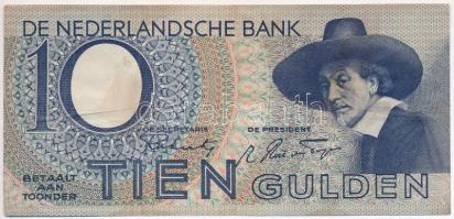 Hollandia 1943. 10G T:III Netherlands 1943. 10 Gulden C:F