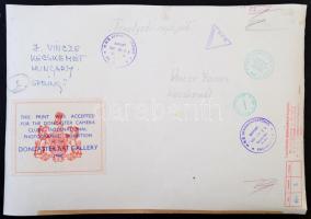 Vincze János (1922-1998): Terelgeti nyáját / Spring, fotó, hátulján feliratozva, pecséttel jelzett, ...