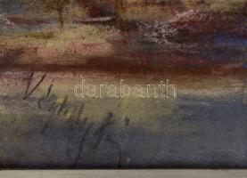 Olvashatatlan jelzéssel: Virágcsendélet. Pasztell, papír, üvegezett keretben, 58×44 cm