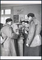 cca 1960 Budapest, Kőbánya, Zalka Máté tér, Keveházi János (?-?) hagyatékában levő 4 db vintage nega...