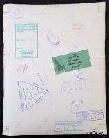 Vincze János (1922-1998): Türelmesen / Geduldig, fotó, hátulján feliratozva, pecséttel jelzett, 38×3...