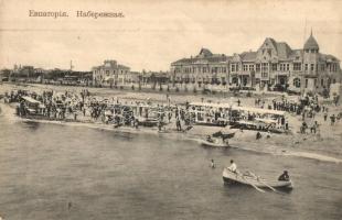 Yevpatoria, Eupatoria; Embankment, aeroplane race starting point at the shore