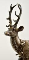 Ezüst (Ag.) szarvas, jelzés és talapzat nélkül, m:12,5, h:10 cm, nettó: 175 g / Silver deer