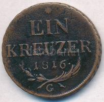 1816G 1kr Cu "I. Ferenc" T:2-,3
Huszár: 2060., Unger III.: 1406.c