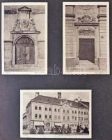 1918 Utazásom a Felvidéken. Steiner M. - 73 db régi beragasztott képeslap és fotó Felvidéki városokr...