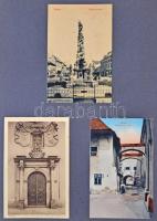 1918 Utazásom a Felvidéken. Steiner M. - 73 db régi beragasztott képeslap és fotó Felvidéki városokr...