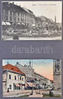 1918 Utazásom a Felvidéken. Steiner M. - 73 db régi beragasztott képeslap és fotó Felvidéki városokr...