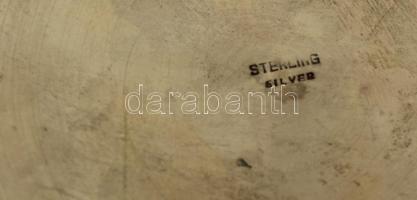 Ezüst (Ag.) indiai elefántos korsó, jelzett, poncolt, nettó: 366 g, m:13 cm / Silver jar, with hallm...