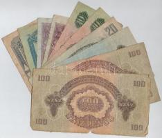 1944. "A Vöröshadsereg Parancsnoksága" 10db-os tétel, benne: 1P + 2P + 5P (2x) + 10P (2x) ...