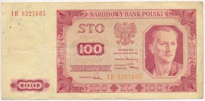 Lengyelország 1948. 100Zl T:III  Poland 1948. 100 Zlotych C:F