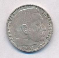 Német Harmadik Birodalom 1937A 2M Ag "Hindenburg" T:2
German Third Reich 1937A 2 Mark Ag ...