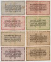 1946. 8db-os adópengő tétel, benne: 10.000AP (2x) sorszámmal és nélküle + 50.000AP + 100.000AP (2x) ...