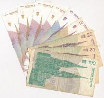 Vegyes: 20db-os bankjegy tétel, közte több horvát illetve német inflációs bankjegy T:III,III-
Mixed...