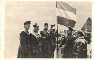 1939 Verecke, Magyar-Lengyel baráti találkozás a visszafoglalt ezeréves határon / Hungarian-Polish meeting on the historical border (EK)