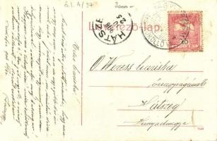 Polónyi Géza, politikus; A Haza Minden Előtt!. Hazafias zászlós lap / Hungarian politician, Patrioti...