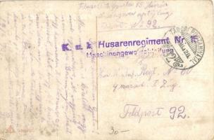 Koccints pajtás, ha jahaj! Amíg iszunk nincsen baj! Humoros katonai lap söröző katonákkal / WWI K.u....