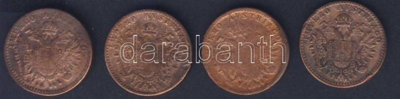 Olaszország/Lombardia/Velence/osztrák adminisztráció 1852. 3c (4x) T:3,3/4 ph