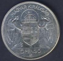 1930. 5P Ag "Horthy jobbra" T:2
