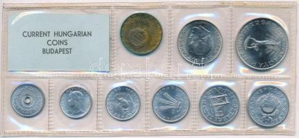 1973. 2f-10Ft (9xklf) érmés forgalmi sor fóliatokban T:1 patina
Adamo FO6