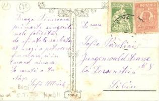 Sledding couple. Italian Art Nouveau art postcard, Anna & Gasparini 558-2. s: Busi (fl)