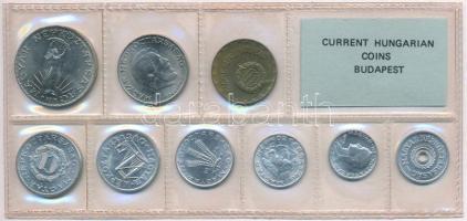 1979. 2f-10Ft (9xklf) érmés forgalmi sor fóliatokban T:1 Adamo FO12