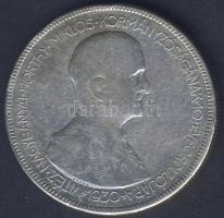 1930. 5P Ag "Horthy jobbra" T:3