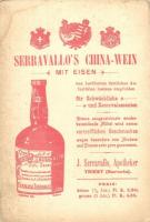 North of India, water carriers. Serravallo's Vino de China Ferruginoso. Trieste / Malaria antid...