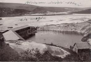 1904 Torda, Turda; Aknasósfürdő sómezőkkel / mine spa with salt fields, photo