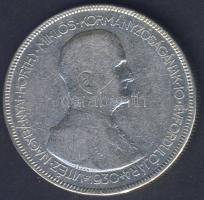 1930. 5P Ag "Horthy jobbra" T:3