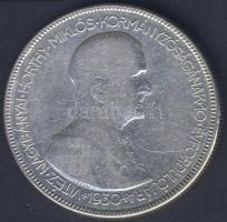 1930. 5P Ag "Horthy jobbra" T:3