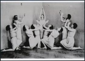 cca 1928 Mozdulat művészeti kompozíciók, Kerny István (1879-1963) hagyatékában fellelt 3 db vintage ...