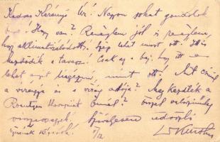 Tátra, Matlárháza, Tatranské Matliare; a szanatórium reklámlapja / sanatorium advertisement postcard