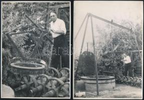 cca 1960 Tiszavölgyi József (1909-?) fotóriporter pecséttel jelzett, vintage felvételei különféle témákról, 13 db fotó, egy része feliratozva is, 13x18 cm