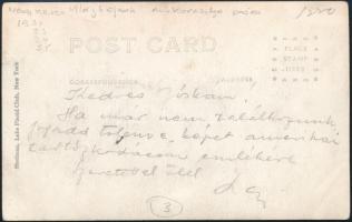 cca 1920 Magyar korcsolya négyszeres világbajnok Rotter Emília, Szollás László saját kézzel írt fotó...