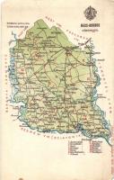 Bács-Bodrog vármegye térképe; kiadja Károlyi Gy. / Map of Bács-Bodrog county (EM)