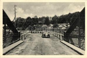 Szolyva, Svalava, Svaliava; híd automobillal / bridge with automboile