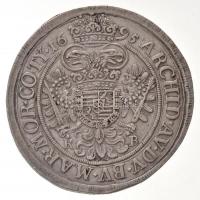 1695K-B 1/2 Tallér Ag "I. Lipót" Körmöcbánya (14,31g) T:1-,2 anyagfelesleg / 
Hungary 169...