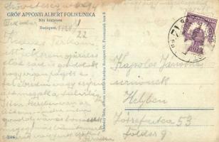 Budapest VII. Gróf Apponyi Albert Poliklinika (ma Szövetség Utcai Kórház), női kórterem, belső (fl)