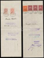 cca 1930 5 db váltó különféle címletek és bélyegzések. Simontornya.