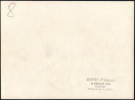 cca 1935 Báli ruhák divatja Budapesten, az 1930-as években, 4 db vintage fotó, 11,5x17 cm és 17,5x23...